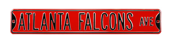 Atlanta Falcons Steel Street Sign-ATLANTA FALCONS AVE