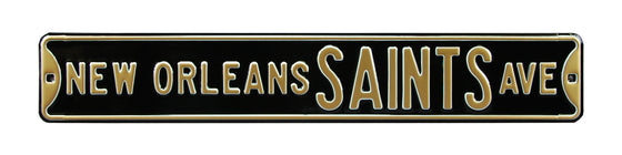 New  Orleans Saints Steel Street Sign-NEW ORLEANS SAINTS AVE