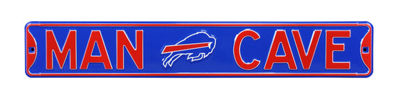 Buffalo Bills Steel Street Sign with Logo-MAN CAVE