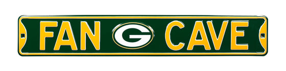 Green Bay Packers Steel Street Sign with Logo-FAN CAVE