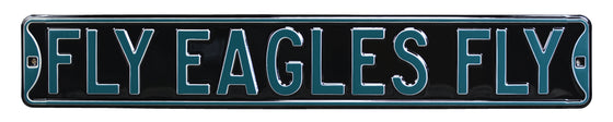 Philadelphia Eagles Steel Street Sign-FLY EAGLES FLY