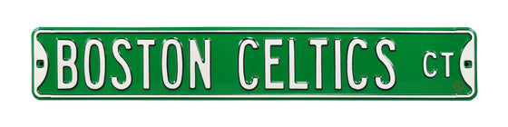 Boston Celtics Steel Street Sign-BOSTON CELTICS CT