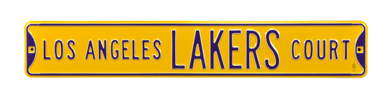 Los Angeles Lakers Steel Street Sign-LOS ANGELES LAKERS CT