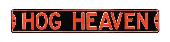 Bikers Steel Street Sign-HOG HEAVEN