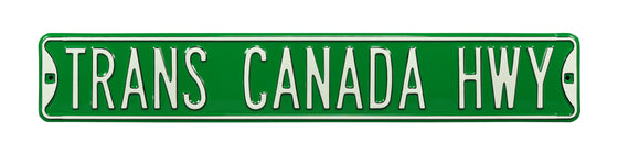 Canada Steel Street Sign-TRANS CANADA HWY