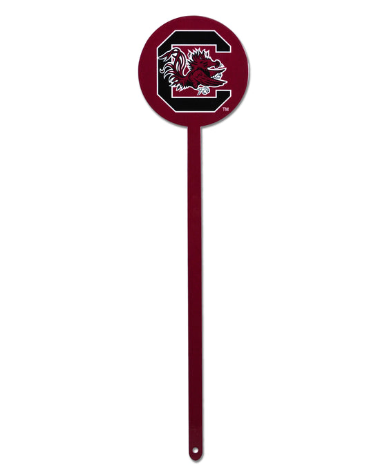 South Carolina Gamecocks Laser Cut Steel Garden Stake-Red