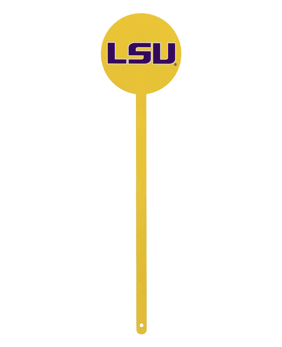 LSU Tigers Laser Cut Steel Garden Stake-Yellow