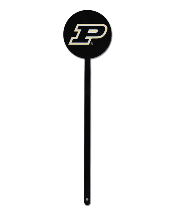 Purdue Boilermakers Laser Cut Steel Garden Stake-Black