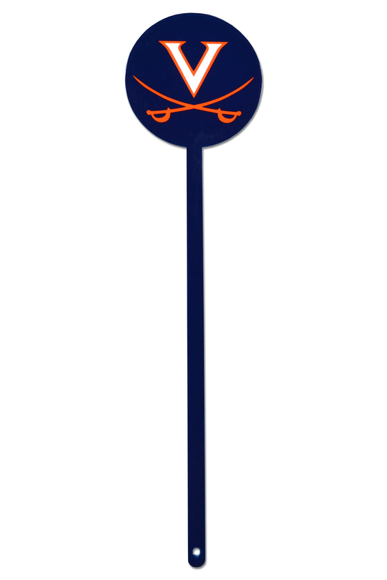 Virginia Cavaliers Laser Cut Steel Garden Stake-Navy