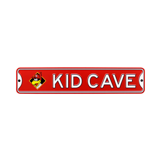 St Louis Cardinals  Steel Kid Cave Sign with Fredbird