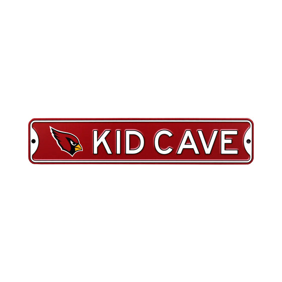 Arizona Cardinals Steel Kid Cave Sign