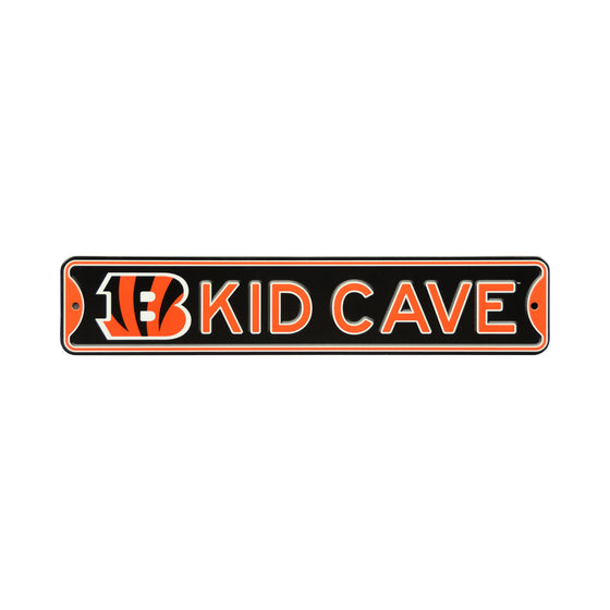 Cincinnati Bengals Steel Kid Cave Sign