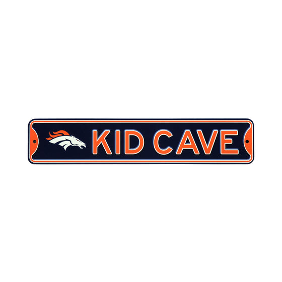 Denver Broncos Steel Kid Cave Sign