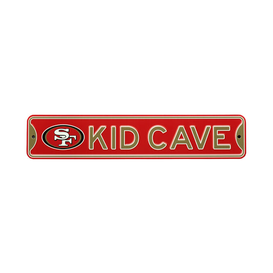 San Francisco 49ers Steel Kid Cave Sign