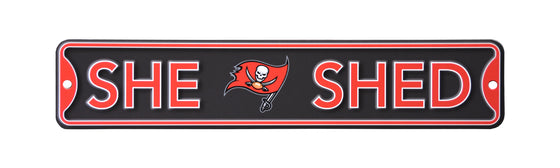 Tampa Bay Bucs Steel She Shed Sign