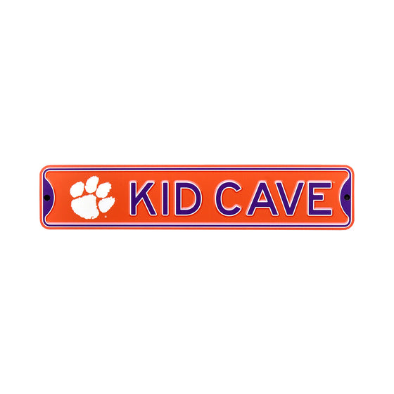 Clemson Tigers  Steel Kid Cave Sign