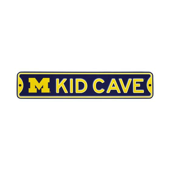 Michigan Wolverines  Steel Kid Cave Sign