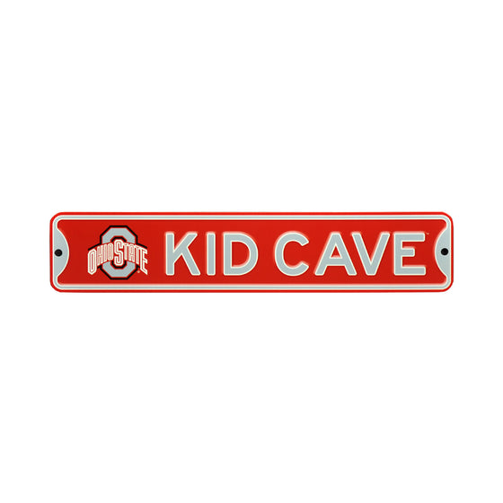 Ohio State Buckeyes  Steel Kid Cave Sign