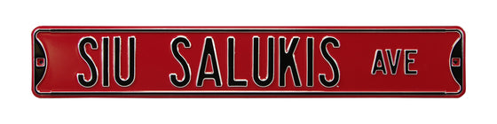 Southern Illinois Salukis Steel Street Sign-SIU SALUKIS AVE