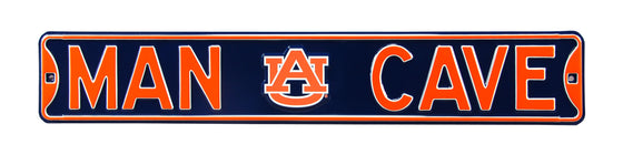 Auburn Tigers Steel Street Sign with Logo-MAN CAVE