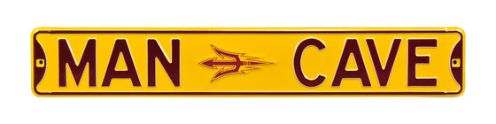 Arizona State Sun Devils Steel Street Sign with Logo-MAN CAVE