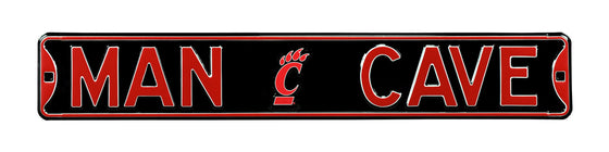 Cincinnati Bearcats Steel Street Sign with Logo-MAN CAVE