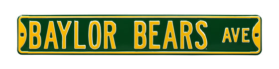 Baylor Bears Steel Street Sign-BAYLOR BEARS BLVD