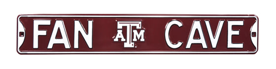 Texas A&M Aggies Steel Street Sign with Logo-FAN CAVE