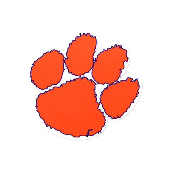 Clemson Tigers Laser Cut Steel Logo Spirit Size-Primary Logo