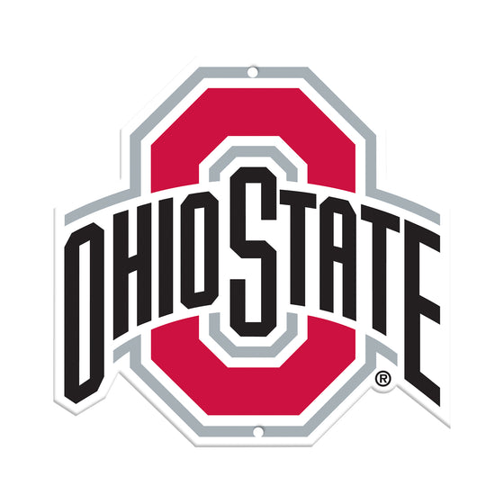 Ohio State Buckeyes Laser Cut Steel Logo Spirit Size-Primary Logo