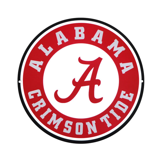 Alabama Crimson Tide Laser Cut Steel Logo Spirit Size-Primary Logo