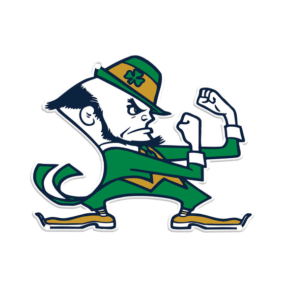 Notre Dame Laser Cut Steel Logo Spirit Size-Leprechaun