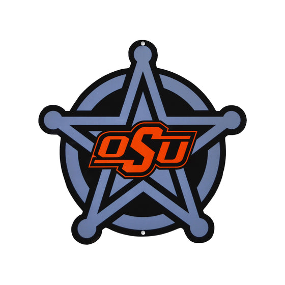 Oklahoma State Cowboys Laser Cut Steel Logo Spirit Size-Badge Logo