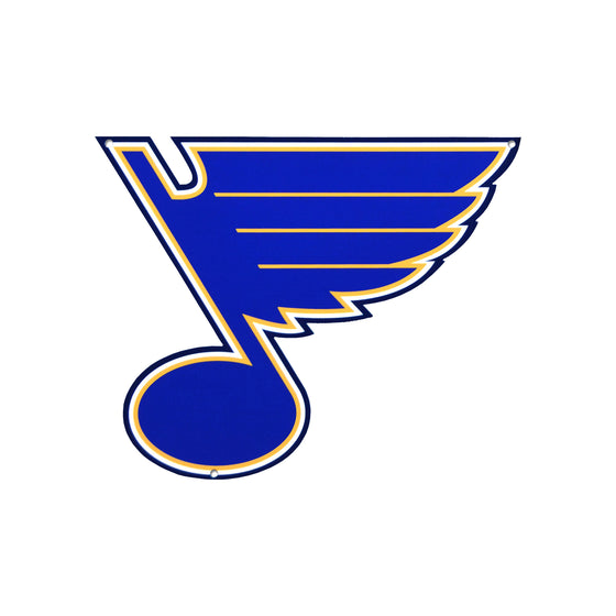 St Louis Blues Laser Cut Steel Logo Spirit Size-Primary Logo