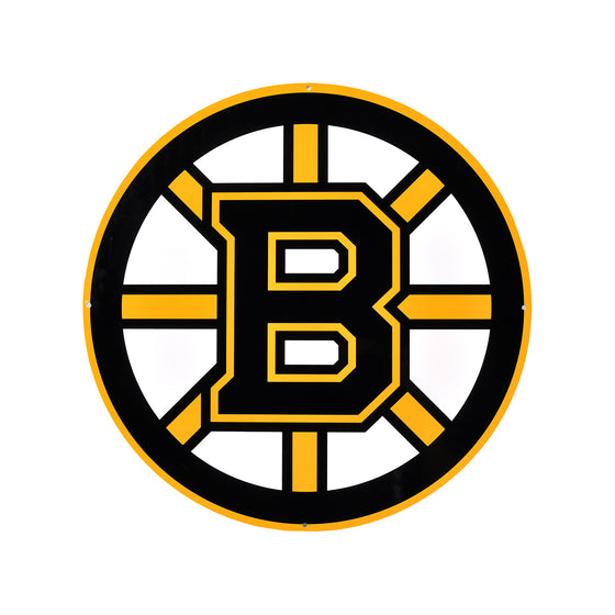 Boston Bruins Laser Cut Steel Logo Statement Size-Primary Logo