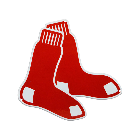 Boston Red Sox Laser Cut Steel Logo Spirit Size- Red Sox Stockings