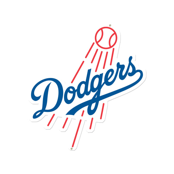 Los Angeles Dodgers Laser Cut Steel Logo Spirit Size-Primary Logo