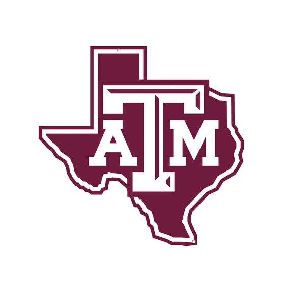 Texas A&M Aggies Laser Cut Steel Logo Spirit Size-Lonestar