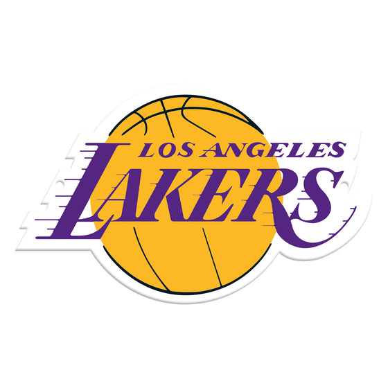 Los Angeles Lakers Laser Cut Steel Logo Spirit Size-Primary Logo