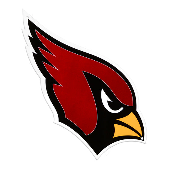 Arizona Cardinals Laser Cut Steel Logo Spirit Size-Primary Logo