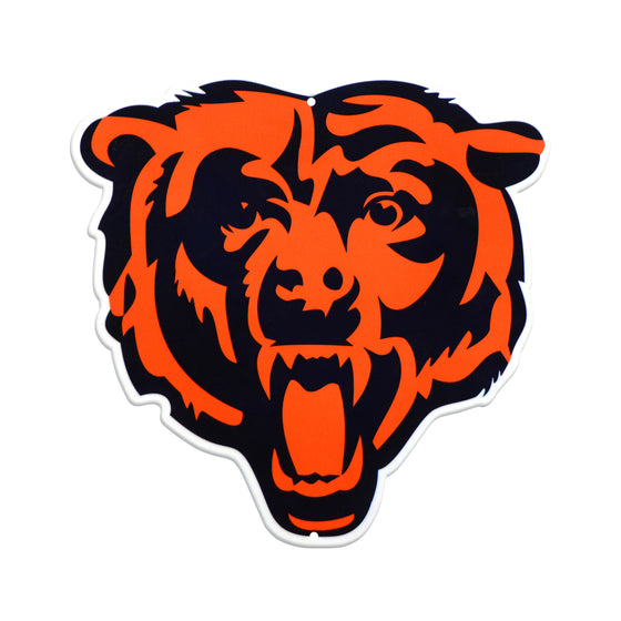 Chicago Bears Laser Cut Steel Logo Spirit Size-Primary Logo