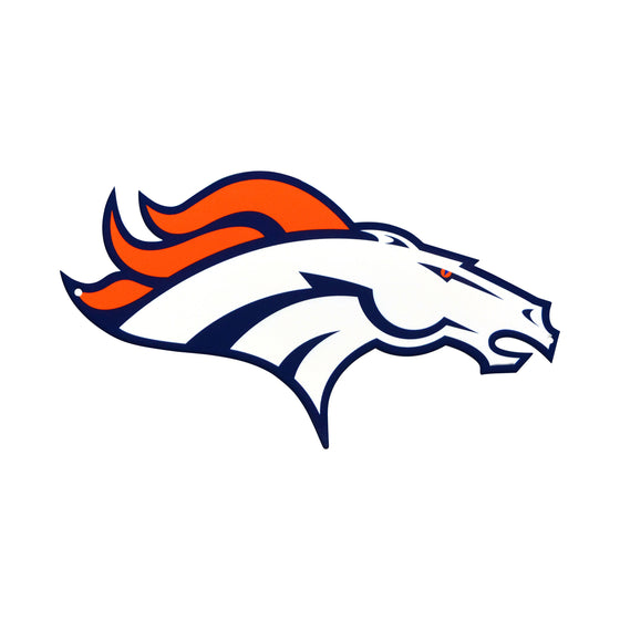 Denver Broncos Laser Cut Steel Logo Spirit Size-Primary Logo