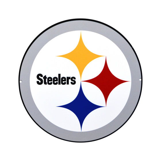 Pittsburgh Steelers Laser Cut Steel Logo Spirit Size-Primary Logo