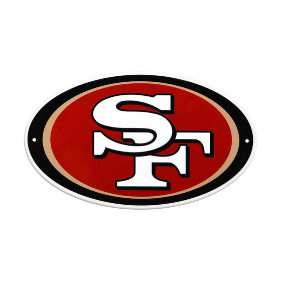 San Francisco 49ers Laser Cut Steel Logo Spirit Size-Primary Logo