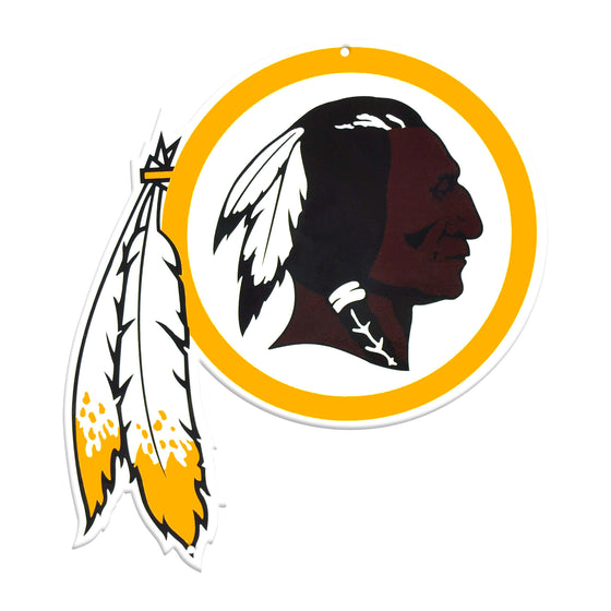 Washington Redskins Laser Cut Steel Logo Spirit Size-Primary Logo