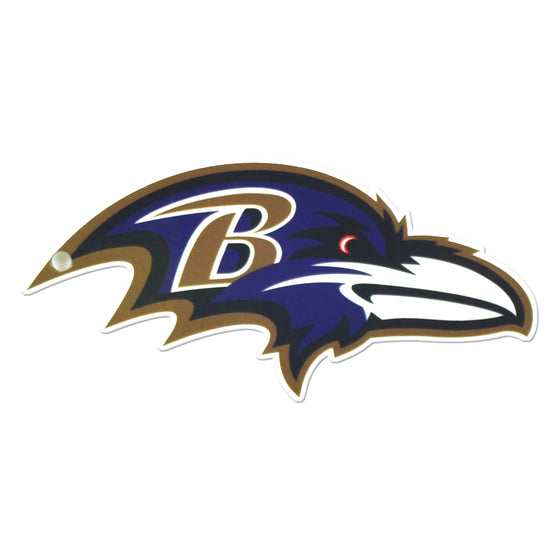 Baltimore Ravens Laser Cut Steel Logo Statement Size-Primary Logo