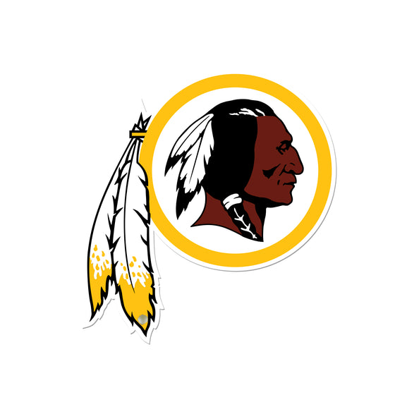 Washington Redskins Laser Cut Steel Logo Statement Size-Primary Logo