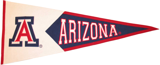 Arizona Wildcats NCAA Pennant Wool