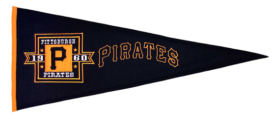 Pittsburgh Pirates Cooperstown Pennant