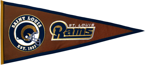 St. Louis Rams Pennant Leather